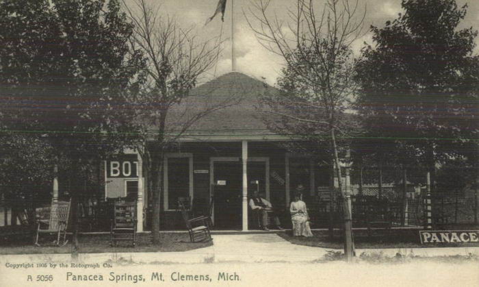 Panacea Springs - Old Postcard